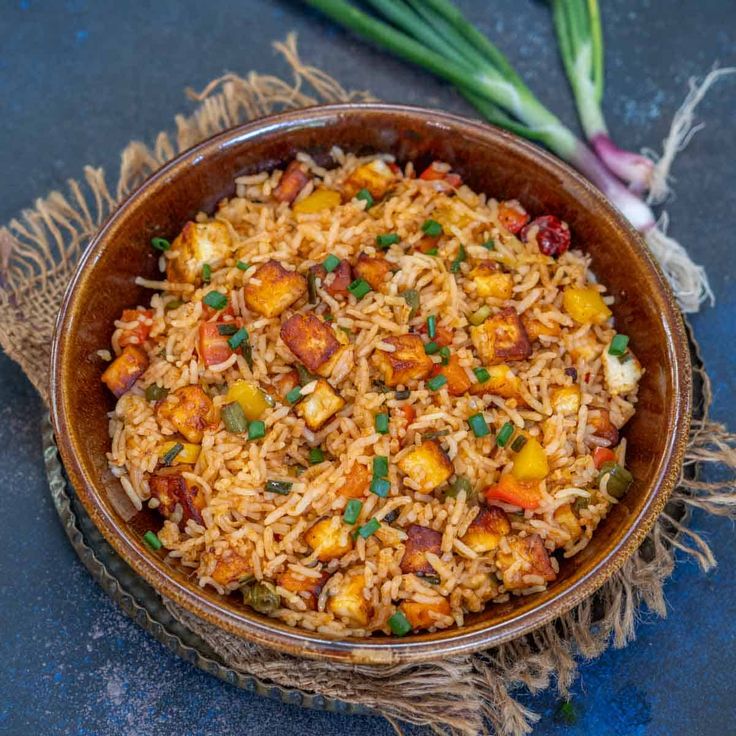 Schezwan Veg Fry Rice